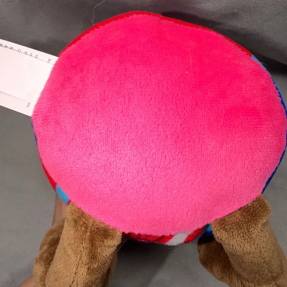 BMI Merchandise Brain Freeze Slushie‎ Plush Pink Blue Swirl Stuffed Toy 11in